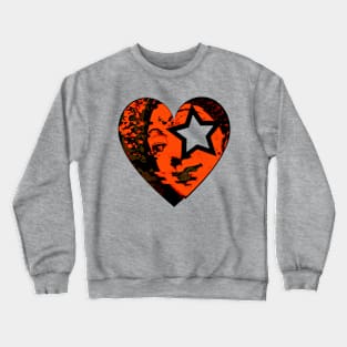 Star Studded Heart Crewneck Sweatshirt